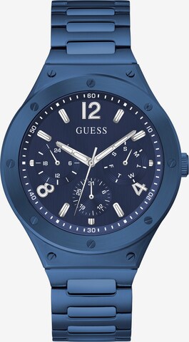 Orologio analogico 'SCOPE' di GUESS in blu: frontale