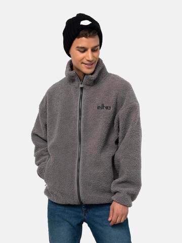 elho Fleece Jacket 'Kaprun 89' in Grey: front