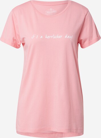 Herrlicher Shirt 'Kendall' in Roze: voorkant