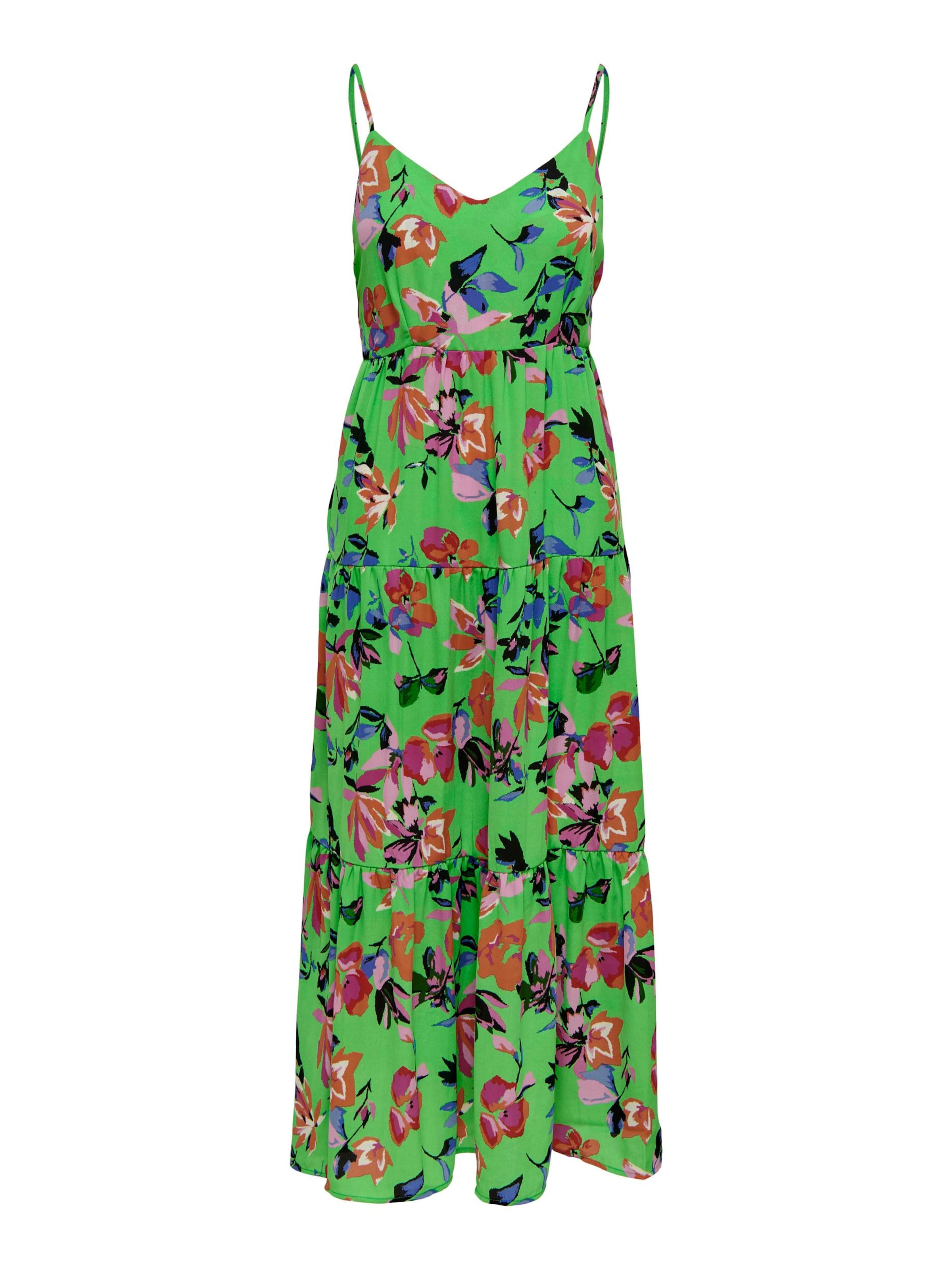 Robe 'Alma' ONLY en vert : devant
