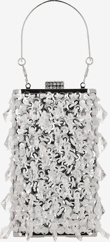 faina - Bolso de noche en plata: frente