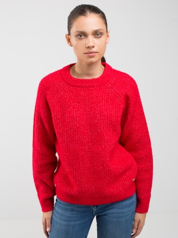 BIG STAR Sweater 'Pikulina' in Red: front