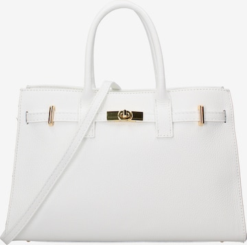 Borsa a mano di Gave Lux in bianco: frontale