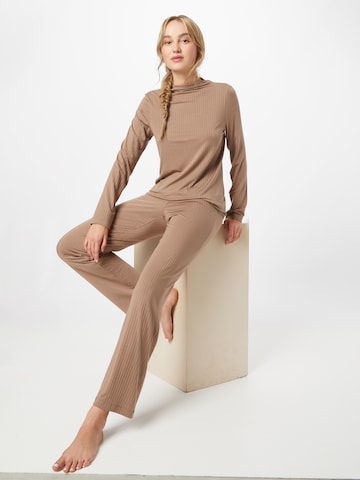 SCHIESSER Pajama in Brown