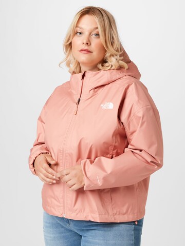 Veste outdoor THE NORTH FACE en rose : devant