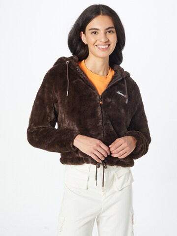 ELLESSE Tussenjas in Bruin: voorkant