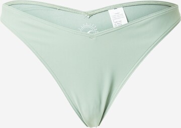 Slip HOLLISTER en vert : devant