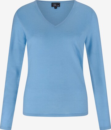 Pull-over CASH-MERE.CH en bleu : devant