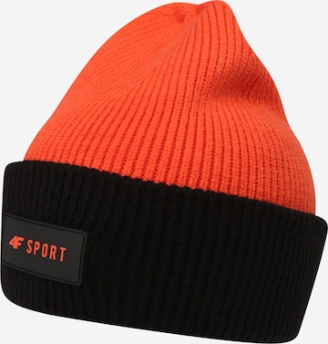 oranžinė 4F Sportinė kepurė: priekis