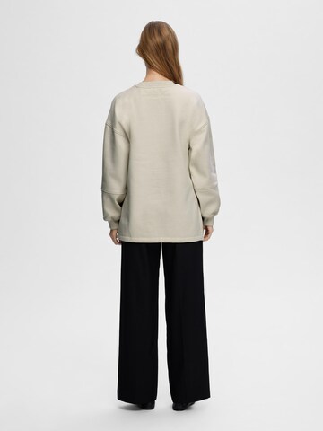 SELECTED FEMME Sweatshirt 'Yrsa' in Beige