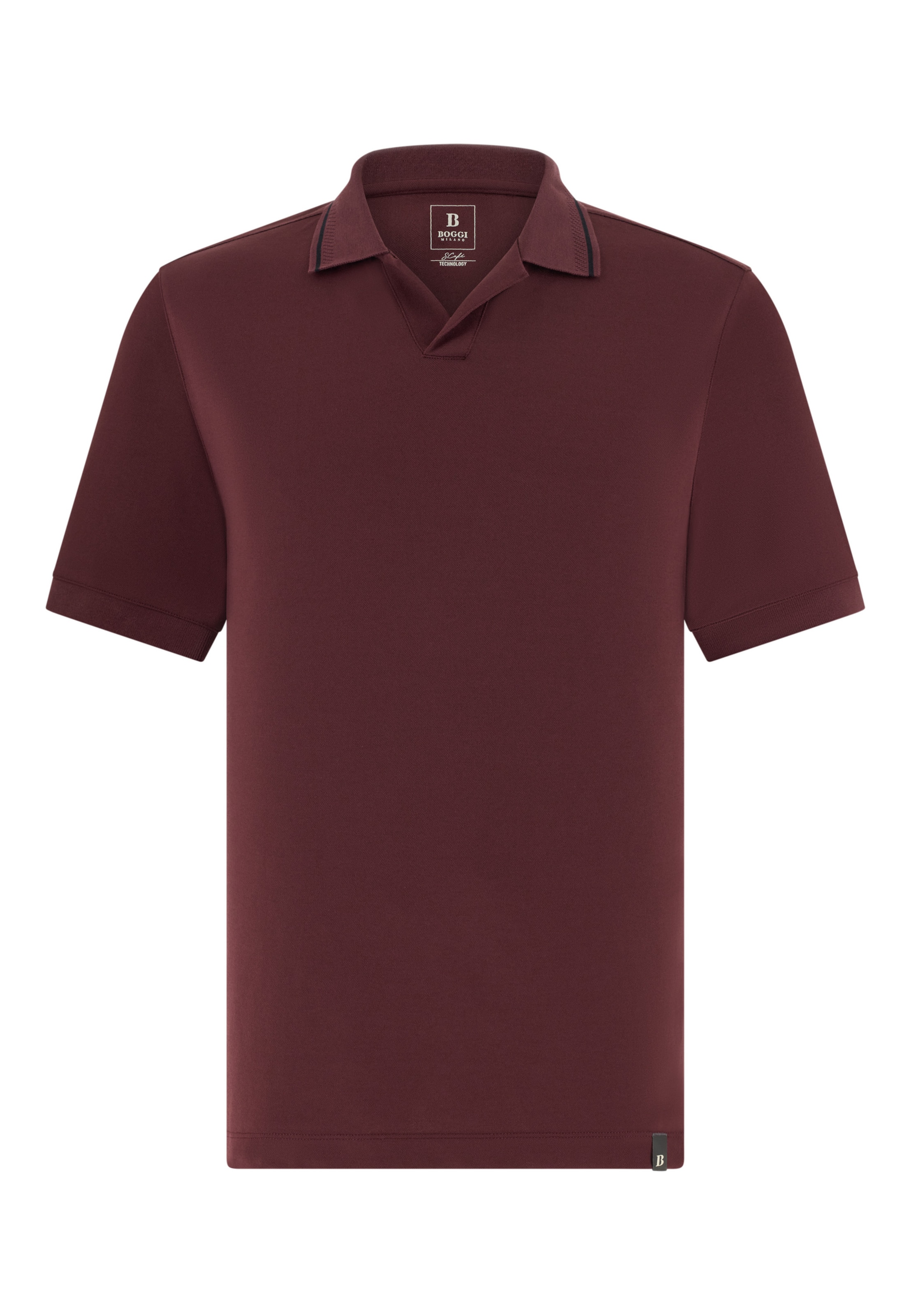 Boggi Milano Shirt in Rood: voorkant