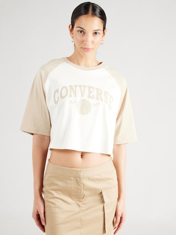 CONVERSE - Camiseta 'CHUCK' en beige: frente