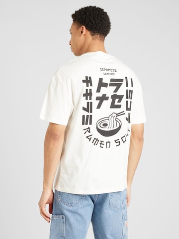 T-Shirt 'DIRK' JACK & JONES en blanc : devant