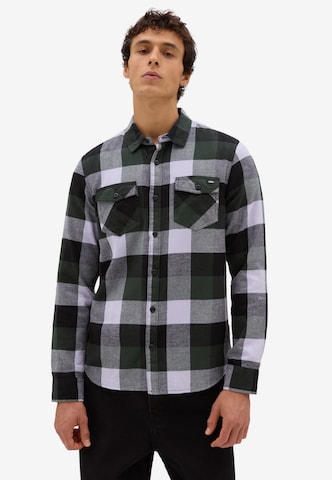 VANS Regular fit Button Up Shirt 'Box Flannel' in Grey: front