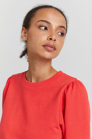 ICHI Sweatshirt 'IHYARLET' in Rood