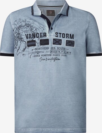 Jan Vanderstorm Shirt ' Anthonis ' in Blauw: voorkant