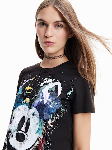 Desigual T-Shirt 'Mickey Mouse Arty' in Schwarz