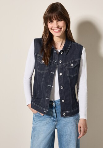 CECIL Vest in Blue: front