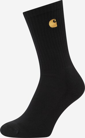 Chaussettes 'Chase' Carhartt WIP en noir : devant