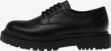 Chaussure à lacets Pull&Bear en noir