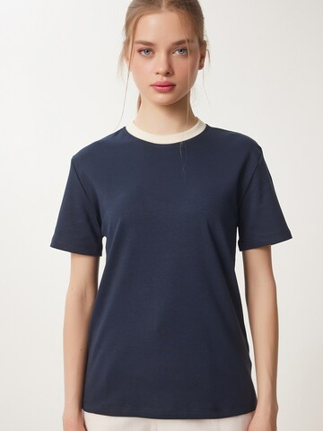 T-shirt Happiness İstanbul en bleu : devant