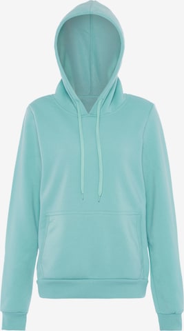 Sweat-shirt Yuka en vert : devant