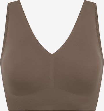SCHIESSER - Sujetador 'Invisible Soft Padded' en marrón: frente