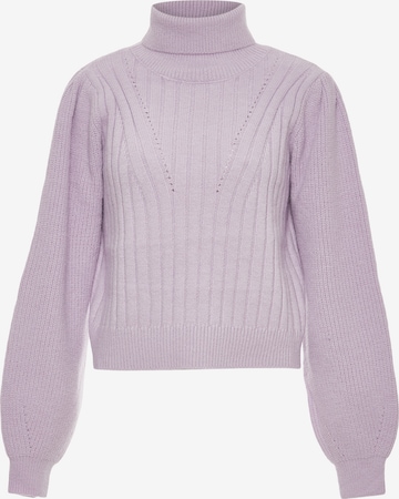 BLONDA - Pullover em roxo: frente