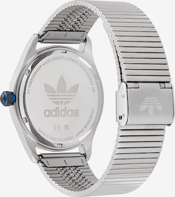 ADIDAS ORIGINALS Analoguhr in Silber