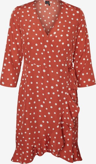 VERO MODA Robe en rouge orangé / blanc, Vue avec produit