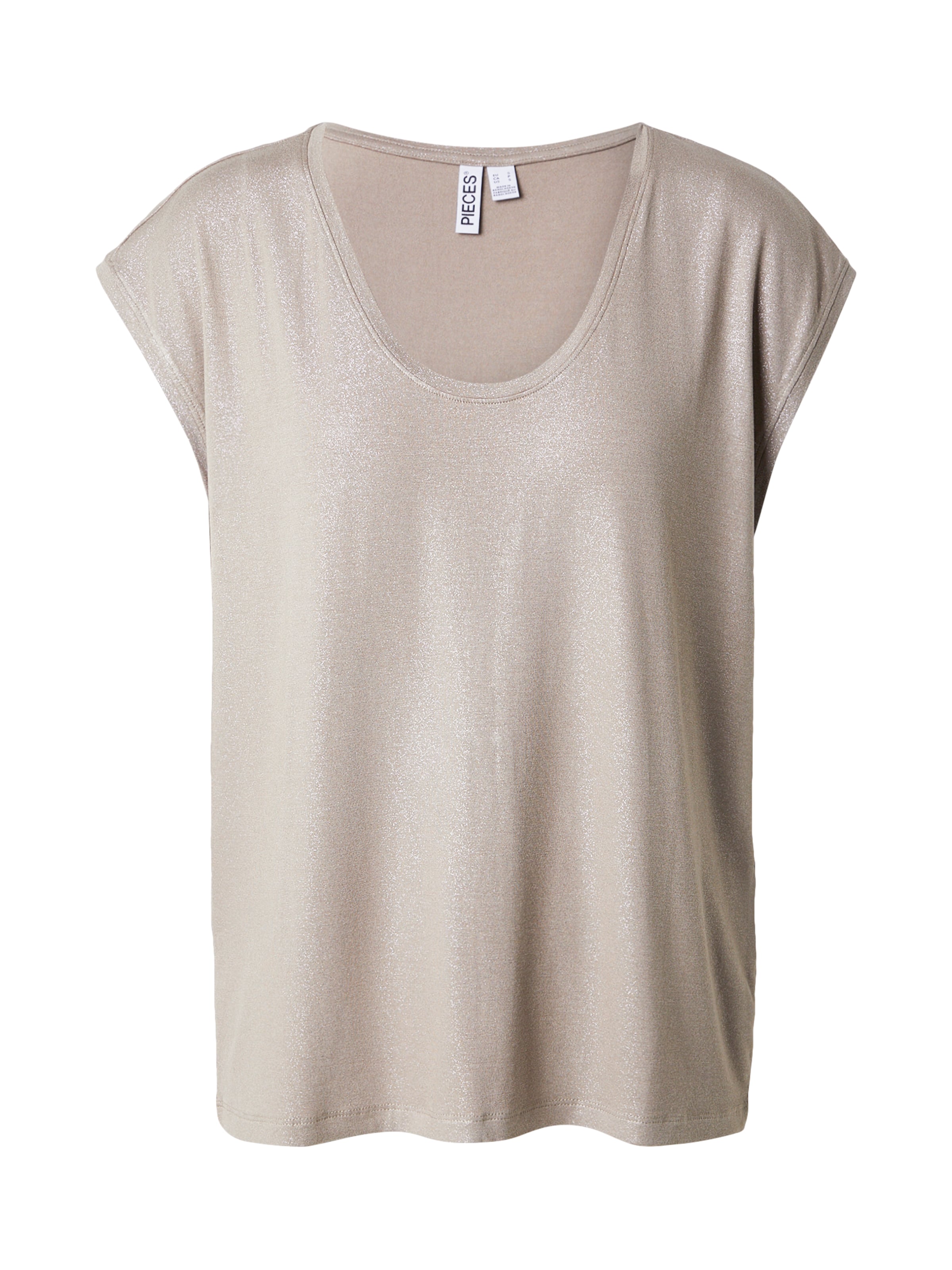 PIECES Curve Футболка 'PCALICE' в Серый: спереди