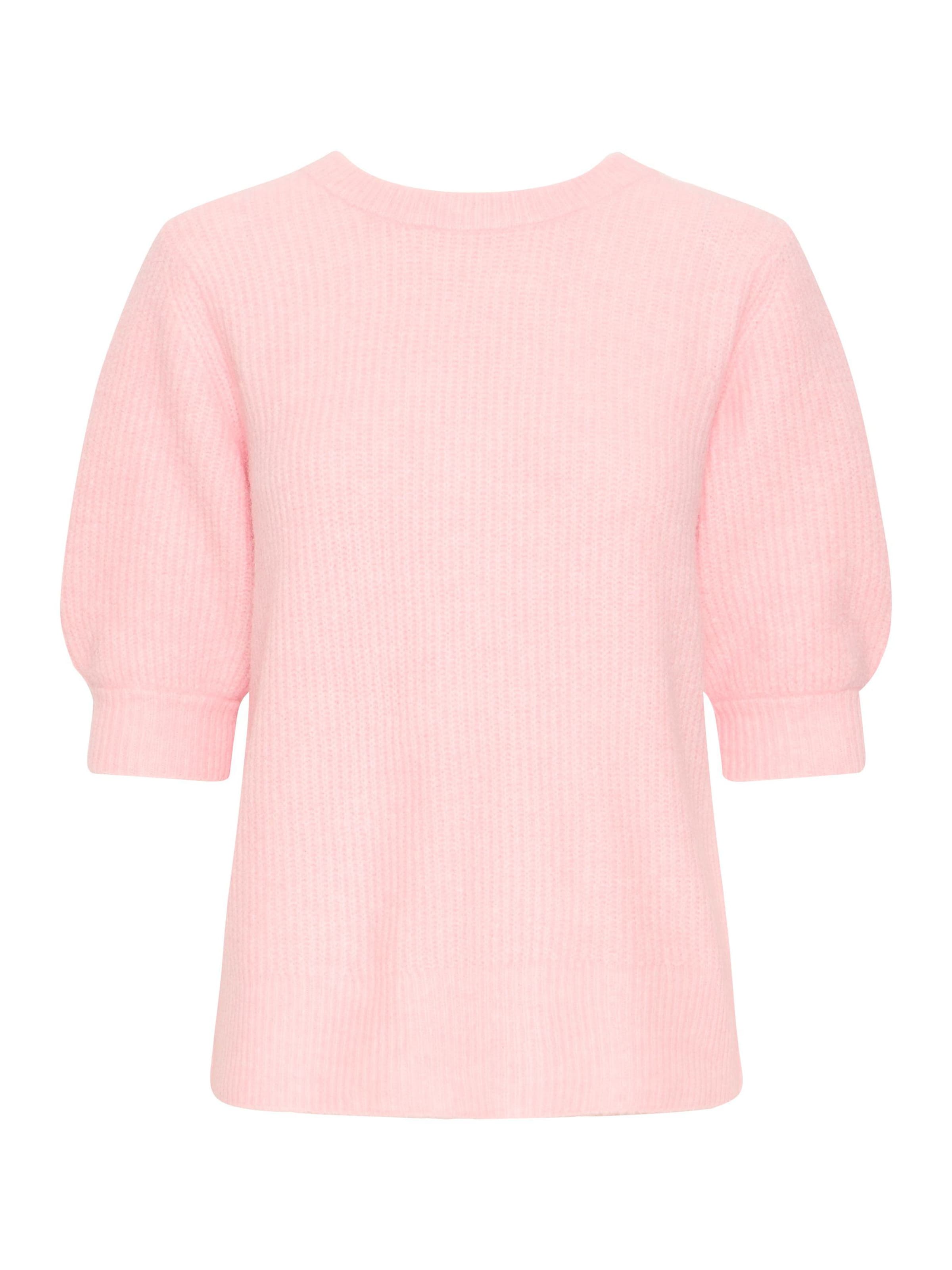 b.young Strickpullover 'BYOMEA' in Pink: Vorderseite