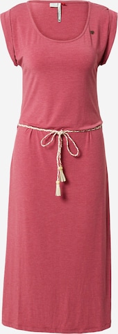 Ragwear Kleid 'TAG' in Pink: predná strana