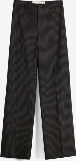 Bershka Spodnie w kant w kolorze antracytowy / offwhitem, Podgląd produktu