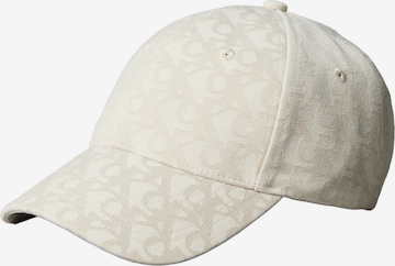Calvin Klein Jeans - Gorra en beige: frente