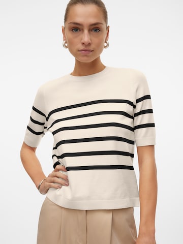 VERO MODA Sweater 'VMSABA' in Beige: front