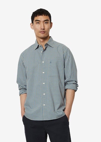 Marc O'Polo Regular fit Button Up Shirt in Green: front