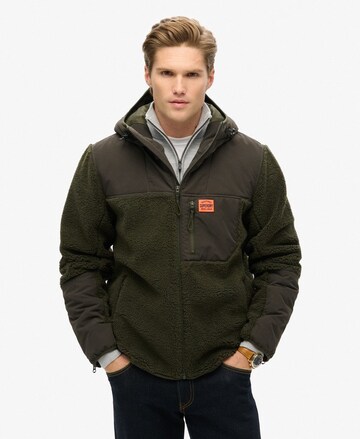 Superdry Übergangsjacke in Grün: Vorderseite