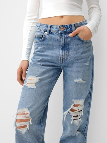 Bershka Regular Jeans i blå