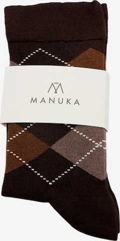 Chaussettes MANUKA en marron : devant
