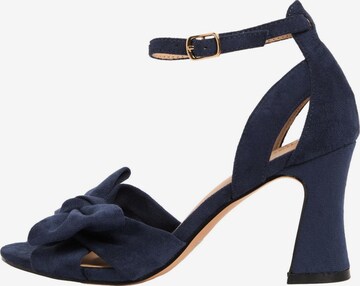 Friends Like These Сандали с каишка в синьо: отпред