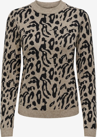 ONLY Sweater 'JENNI' in Brown: front