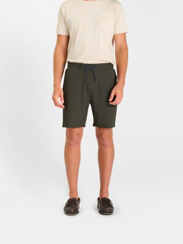 Regular Pantalon Le Temps Des Cerises en vert : devant