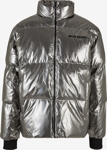 9N1M SENSE Winter Jacket in Silver: front