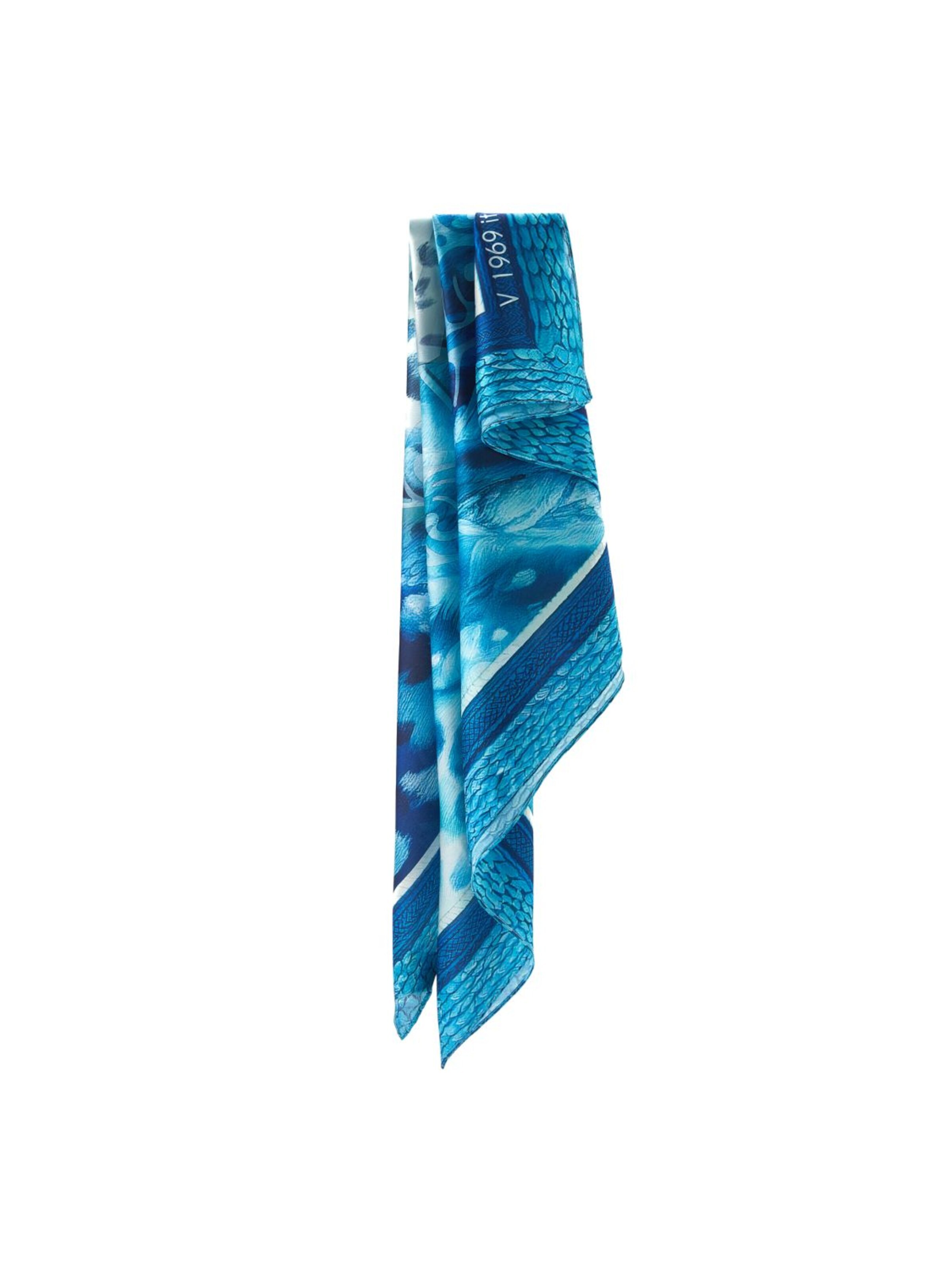19V69 ITALIA - Chal 'Grand Blue Tiger' en azul