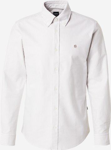 Chemise 'ROAN' BOSS en beige : devant