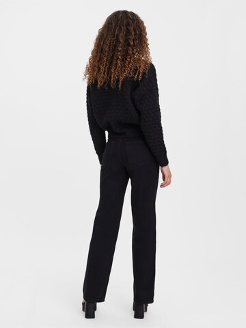 VERO MODA Knit Cardigan 'WINNIE' in Black