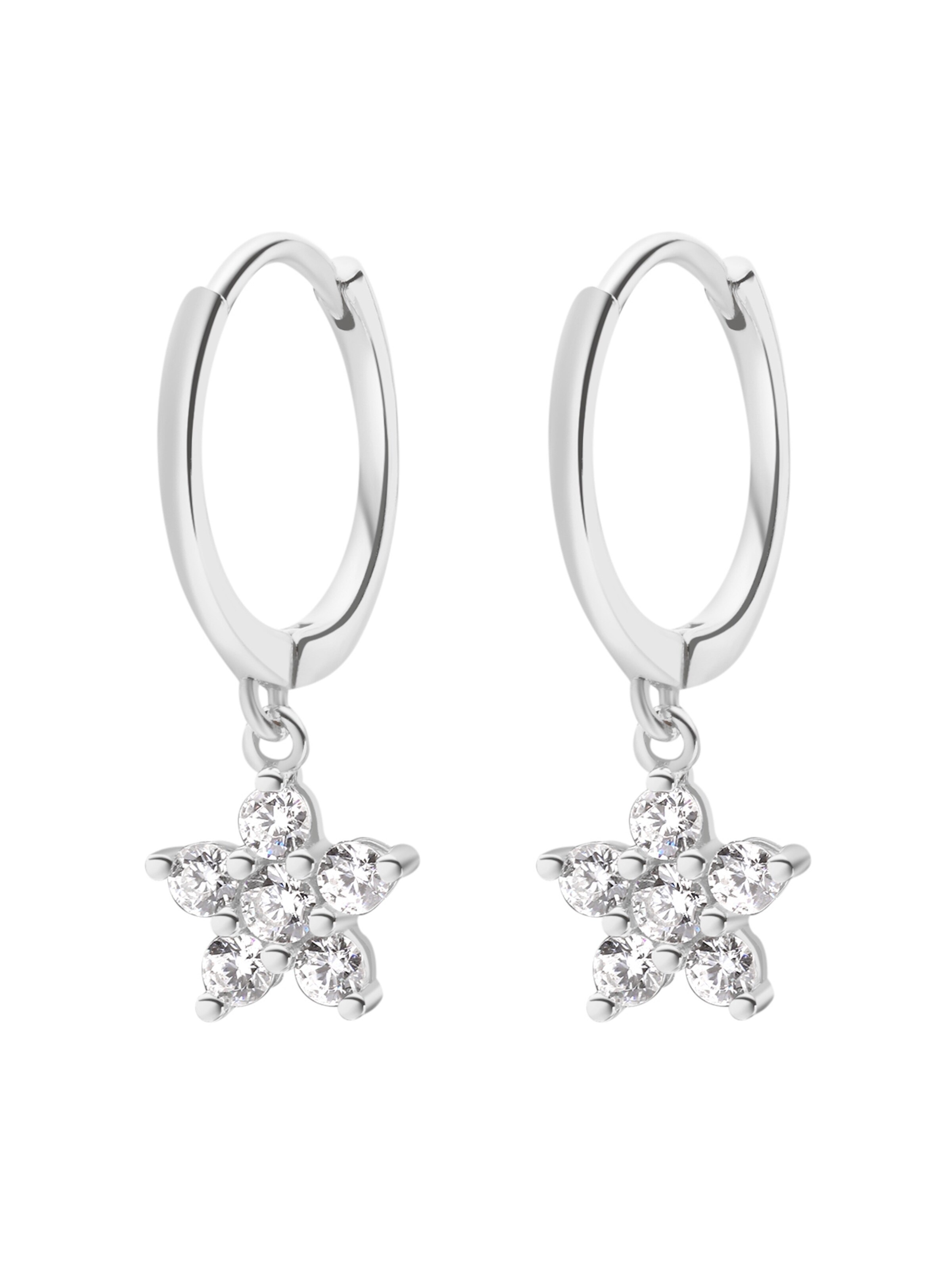 Hey Happiness Earrings 'Floweret' in Silver