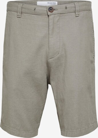 SELECTED HOMME Chino Pants 'Brody' in Grey: front