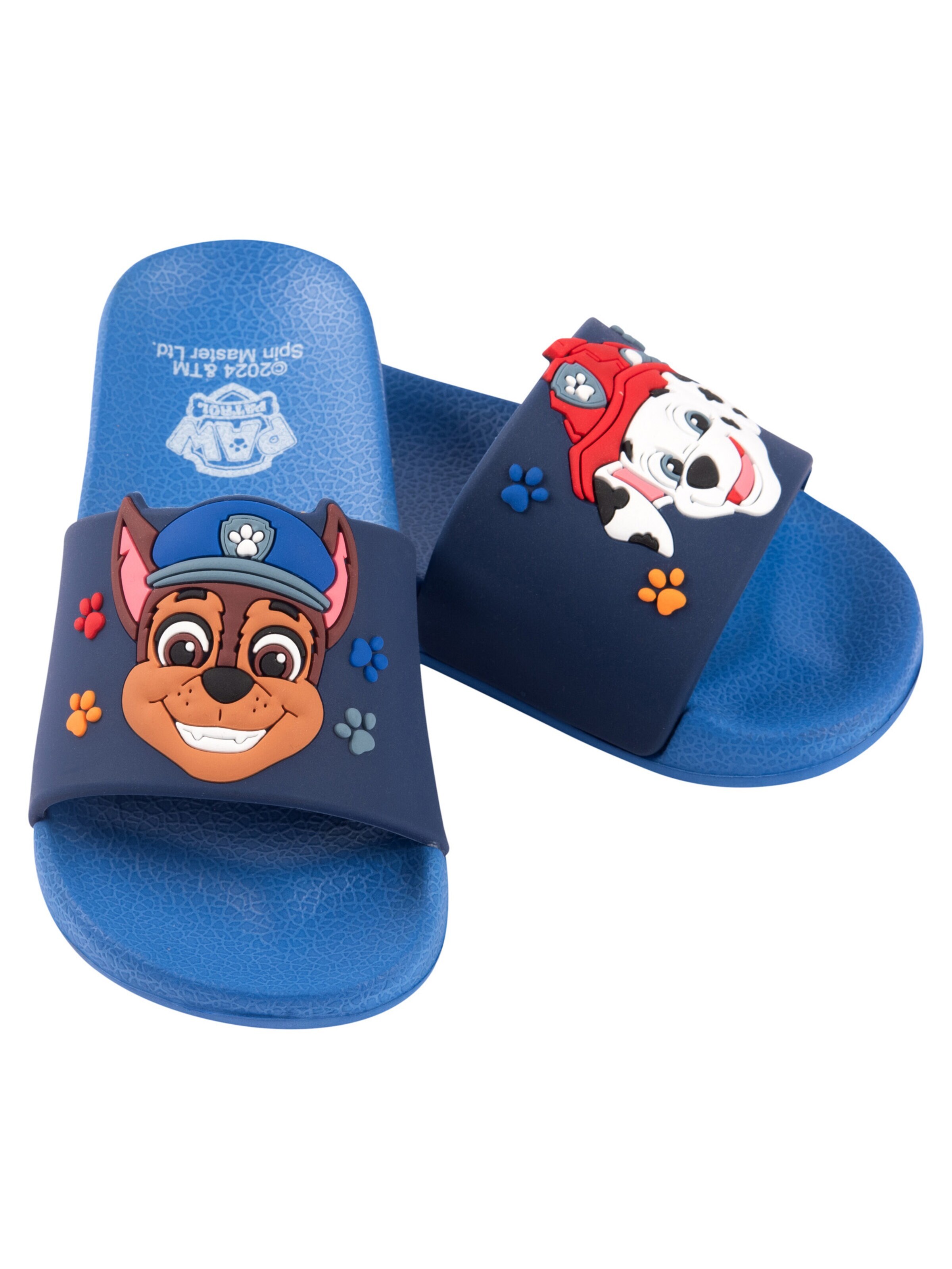 Paw Patrol Strand-/Badeschuh 'Chase und Marshall'‌‌‌ in Blau: Vorderseite